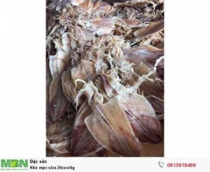 Khô mực loại 1 size 20con/kg
