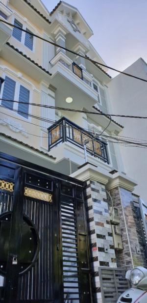 Bán nhà hẻm 1942 đường Huỳnh Tấn Phát, Nhà Bè, DT 4 x 16m. 2 lầu 4PN, sân thượng, chuồng cu
