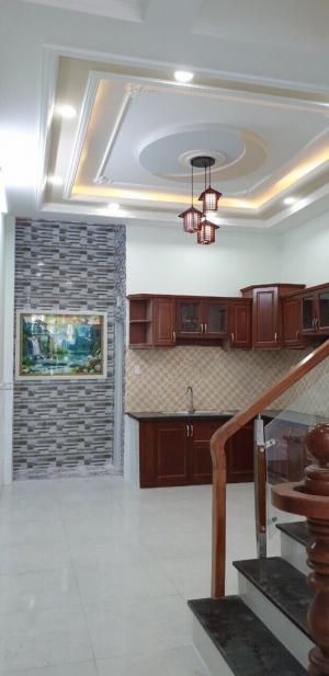 Bán nhà hẻm 1942 đường Huỳnh Tấn Phát, Nhà Bè, DT 4 x 16m. 2 lầu 4PN, sân thượng, chuồng cu