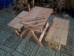 Bàn ghế cafe xếp gọn giá rẻ.