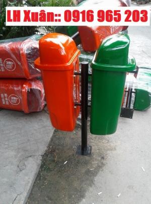 thùng rác công cộng 2 ngăn