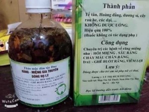 Nước sút răng miệng Trần Kim Huyền