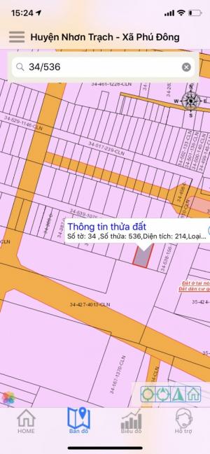 Chính chủ cần bán 2 lô đất 1 sẹc Hùng Vương, xã Phú Đông có sẵn 120m2 thổ cư