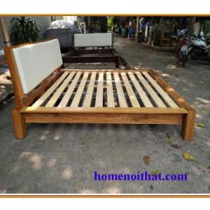 Giường Ngủ Gỗ Sồi Bọc Nệm Hiện Đại
