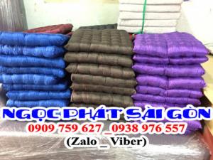 Đệm ngồi bệt trà sữa giá rẻ. đệm ngồi 40x40x5cm các loại, nệm ngồi cafe, nệm ngồi bệt. Gối tựa lưng - Bàn ghế cafe Ngọc Phát