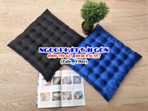 Đệm ngồi bệt trà sữa giá rẻ. đệm ngồi 40x40x5cm các loại, nệm ngồi cafe, nệm ngồi bệt. Gối tựa lưng - Bàn ghế cafe Ngọc Phát