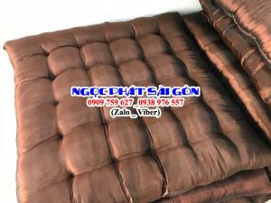 Đệm ngồi bệt trà sữa giá rẻ. đệm ngồi 40x40x5cm các loại, nệm ngồi cafe, nệm ngồi bệt. Gối tựa lưng - Bàn ghế cafe Ngọc Phát