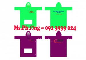 Xưởng may áo mưa, xưởng áo mưa quảng cáo, sản xuất áo mưa giá rẻ tại tphcm