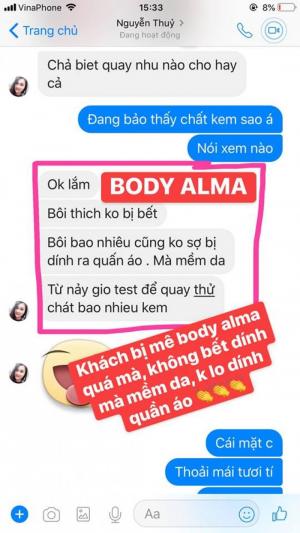 Kem Dưỡng Trắng Da Ban Ngày Alma Whitening Body Day Cream SPF45+