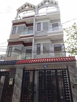 Bán nhà hẻm 1979 đường Huỳnh Tấn Phát, thị trấn Nhà Bè, DT 4 x 18.5m, 3 lầu ST