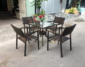 Bàn ghế mây cafe giá rẻ
