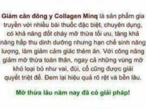 Giảm cân Đông Y Colagen