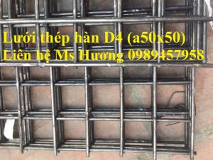Lưới thép hàn phi 4 ô 50x50, 100x100