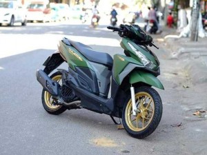 Honda Vario 150 Màu xanh nhà Lính