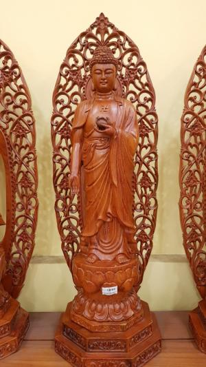 Bộ Tượng Tam Thế Phật Gỗ Hương Đá. Đồ Gỗ Tân Phú