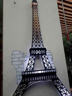 Thi công lắp đặt mô hình 3d trang trí cho quán và shop