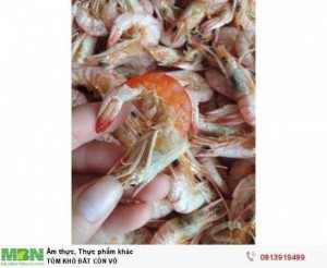 Tôm khô đất còn vỏ, sỉ ib giá tốt