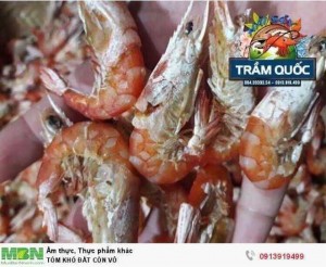 Tôm khô đất còn vỏ, sỉ ib giá tốt