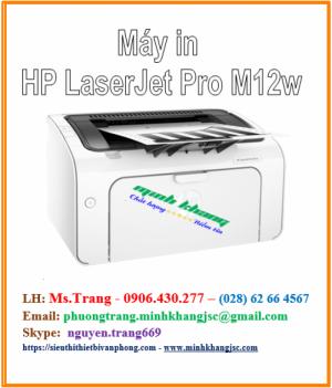 Máy in hp laserjet pro m12w giá siêu tốt