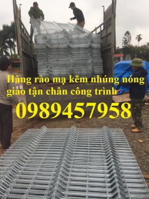 Hàng rào mạ kẽm nhúng nóng phi 5 ô 50x150, 50x200, 50x50 giá tốt