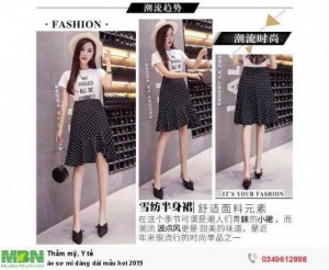 Chân váy chấm bi siêu hot 2019