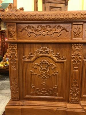 Bàn Làm Việc Cổ Điển Sang Trọng và Đẳng Cấp Gỗ Gõ Đỏ. Đồ Gỗ Tân Phú