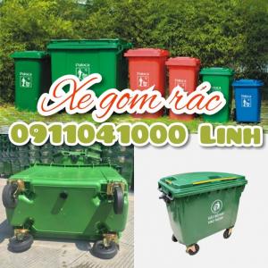 CC thùng rác 660 lít nhựa nhập khẩu bảo vệ môi trường sỉ lẻ đến các đại lý