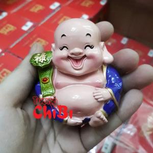 Bộ 3 Tượng Tam Đa Phúc Lộc Thọ 7.5cm - Mẫu Di Lặc