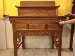 Bàn thờ nhị cấp tạo không gian rộng rãi