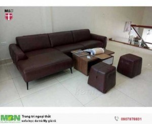 Sofa bọc da trà My giá rẻ
