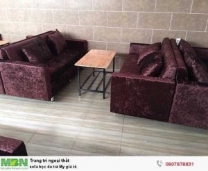 Sofa bọc da trà My giá rẻ
