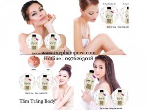 Sữa Tắm Lá Vàng Tắm Trắng Cực Mạnh Gong Hye SPF50+++