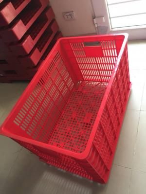 Sọt 5 bánh xe (sọt nhựa công nghiệp)