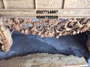 Sập thờ gia tiên gỗ gụ