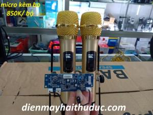 Micro không dây UHF kèm bo mạch dành cho loa kéo