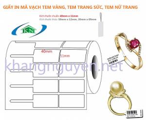 Tem trang sức vàng bạc