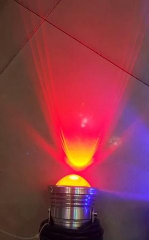 Đèn Led Pha Âm Nước 10w Rgb Kính Lồi