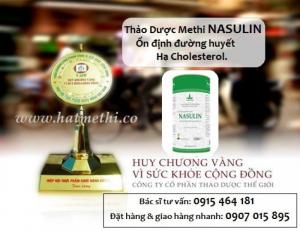 Thảo dược Methi Nasulin cho người tiểu đường và máu nhiễm mỡ