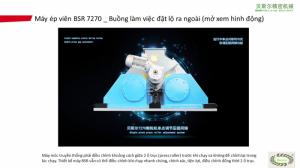 Máy ép viên nén mùn cưa, viên nén gỗ, trấu viên 3 tấn / giờ