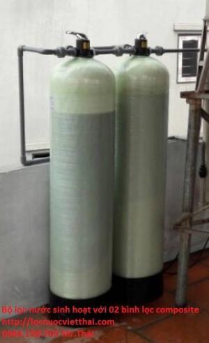 Bình lọc nước giếng phèn cho sinh hoạt gia đình