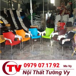 Bàn ghế nhựa cafe giá rẻ tại tp hcm TV 12