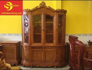 Tủ rượu mặt cong , hàng đẹp giá hạt dẻ tại Tiền Giang