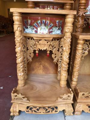 Bàn Thờ Tài Địa 50cm Gõ Cao Cấp. Đồ Gỗ Tân Phú