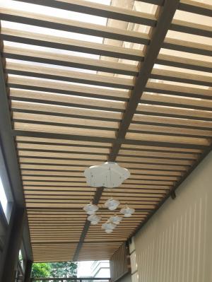 Ứng dụng gỗ nhựa Zenwood để làm Lam che nắng