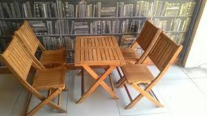 Bàn ghế gổ quán nhậu giá rẻ tại xưởng sản xuất HGH 840