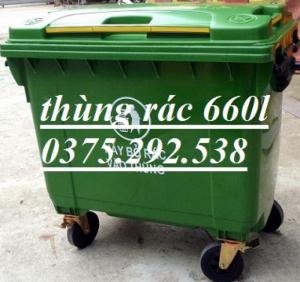 Thùng rác công nghiệp 660lit