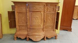 Tủ thờ 6 chân , thiết kế bụng phệ uy nghiêm