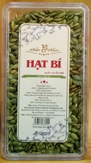 Hạt bí bóc vỏ sẵn Ấn Độ