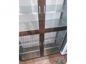 Tủ nhôm kính 1m
