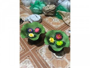 Bát sen thả hoa cực xinh size 24cm